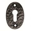 Oval Shape Escutcheon - Black Antique