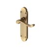 Heritage Brass Door Handle Lever Latch Savoy Design Antique Brass finish