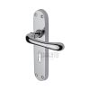 Sorrento Door Handle Lever Lock Donna Design Polished Chrome finish