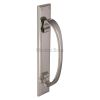 Heritage Brass Door Pull Handle on Plate Polished Chrome finish