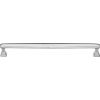 Heritage Brass Cabinet Pull Deco Design 254mm CTC Polished Nickel Finish