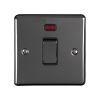 Eurolite Enhance Decorative 20Amp Switch with Neon Indicator Black Nickel