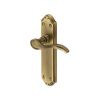 Heritage Brass Door Handle Lever Latch Verona Small Design Antique Brass finish