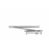 ZDC003C-SE CONCEALED OVERHEAD DOOR CLOSER, FIXED POWER SIZE 3, MATCHING FINISH TRACK AND CONNECTING ARM, SILVER FINISH