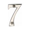 Heritage Brass Numeral 7 Face Fix 51mm (2") Polished Nickel finish