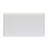 Eurolite Enhance White Plastic Double Blank Plate White