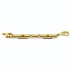 Victorian Casement Stay 300mm  - Polished Brass