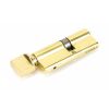 Lacquered Brass 35/45T 5pin Euro Cylinder/Thumbturn
