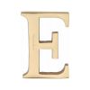 Heritage Brass Alphabet E Pin Fix 51mm (2") Satin Brass Finish