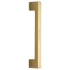 Heritage Brass Door Pull Handle Urban Design 305mm Polished Brass Finish