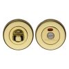 Heritage Brass Indicator Turn & Release for Bathroom Doors Polished Brass finish