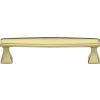 Heritage Brass Cabinet Pull Deco Design 128mm CTC Polished Brass Finish