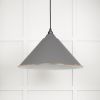 White Gloss Hockley Pendant in Bluff
