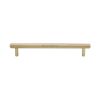 Heritage Brass Cabinet Pull Complete Knurl Design 160mm CTC Polished Brass finish