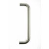 CleanTouch Pull Handle [Bolt Through] 225mm x 19mm - Satin Stainless Steel
