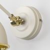 Hammered Brass Brindley Wall Light in Teasel