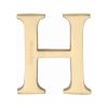 Heritage Brass Alphabet H Pin Fix 51mm (2") Satin Brass Finish