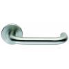 Steelworx 316 Safety Lever On Round Rose - Satin Stainless Steel