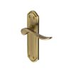 Heritage Brass Door Handle Lever Latch Sandown Design Antique Brass finish