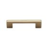 Heritage Brass Cabinet Pull Metro Design 96mm CTC Polished Brass Finish