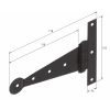 Penny End Hinge (6") - Forged Steel