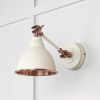 Smooth Copper Brindley Wall Light in Teasel