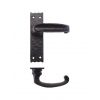 FF212 Traditional Slimline Thumb Lever on Latch Backplate
