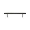 Heritage Brass Cabinet Pull Contour Design 96mm CTC Polished Nickel finish