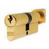 Euro Cylinder And Turn - Polished Brass