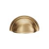 Ftd Victorian Cup Pull - Satin Brass