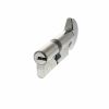 AGB 15 Pin Key to Turn Euro Cylinder 35-35mm (70mm) - Polished Chrome