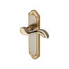 Heritage Brass Door Handle Lever Latch Lisboa Design Jupiter finish