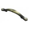 Stepped Edge Bow Handle 76mm - Antique Burnished Brass