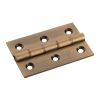 Double Phosphor  Washered Butt Hinge - Antique Brass (Pair)