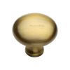 Heritage Brass Cabinet Knob Victorian Round Design 38mm Antique Brass finish