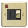 Eurolite Stainless Steel Switched Fuse Spur Satin Brass