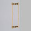 PULL BAR / LARGE 400MM / DOUBLE-SIDED / CAST / BRASS