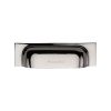 Heritage Brass Drawer Pull Military Design 96mm CTC Polished Nickel Finish
