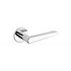 Tupai Exclusivo 5S Line Torrao Lever Door Handle on 5mm Slimline Round Rose - Bright Polished Chrome