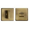 Heritage Brass Square Thumbturn & Emergency Release Antique Brass Finish