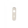 Radius Covers For Lock Backplate - Satin Stainless Steel