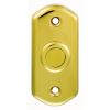 Shaped Bell Push - Stainless Brass