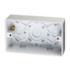 Eurolite Enhance White Plastic Pattress Box White