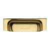 Heritage Brass Drawer Pull Military Design 152mm CTC Polished Brass Finish