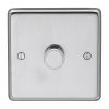 Eurolite Stainless Steel 1 Gang Dimmer Polished Stainless Steel