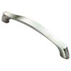 Chunky Arched Grip Handle 160mm - Satin Nickel