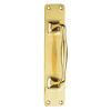 Cast Pull Handle - Polished Brass