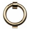 Heritage Brass Ring Knocker Polished Brass finish