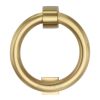 Heritage Brass Ring Knocker Satin Brass finish