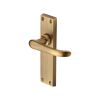 Heritage Brass Door Handle Lever Latch Windsor Design Antique Brass finish